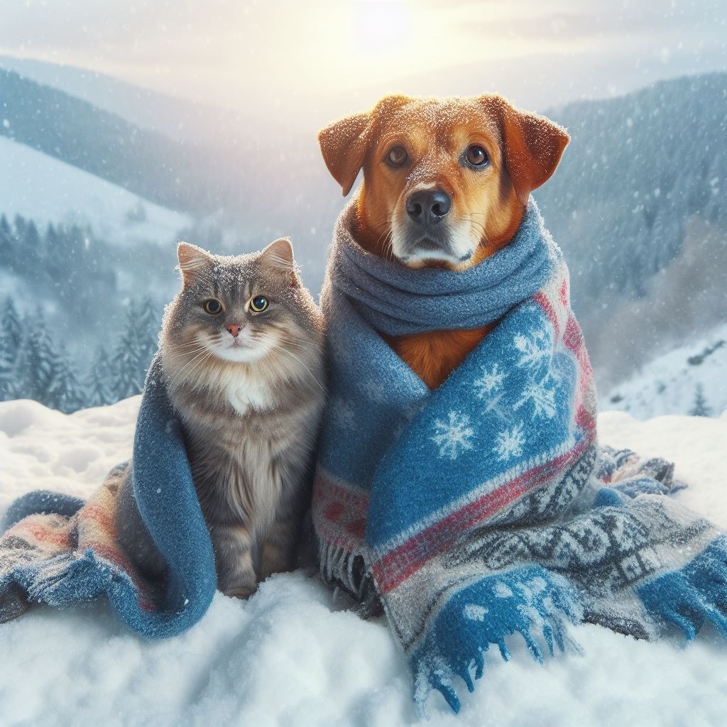 ¿Pasan frio en invierno nuestras mascotas?